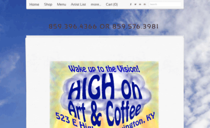highonartandcoffee.com