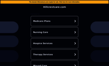 hillcrestcare.com