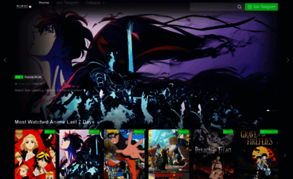 Hindianimezone.in website. Hindi Anime Zone | Multi-Dubbed Anime and