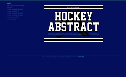 hockeyabstract.com