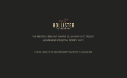 hollister website down
