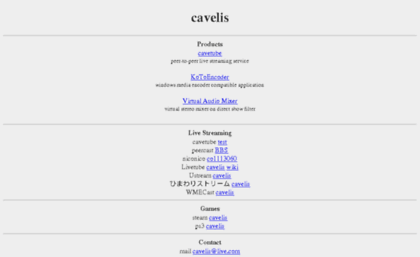 home.cavelis.net