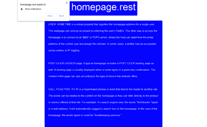 homepage.rest