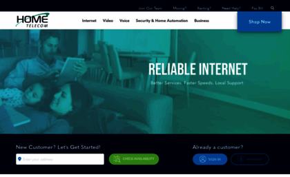 Homesc.com website. Internet, Phone, TV, & Home Security Services ...