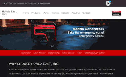 hondaeastpowerequipment.com
