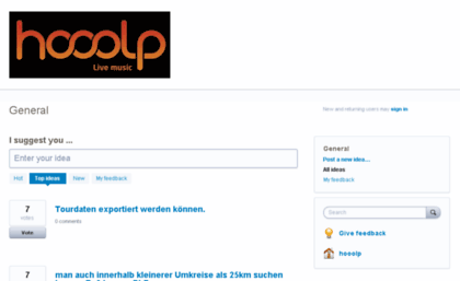 hooolp.uservoice.com