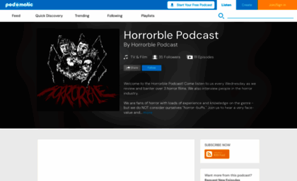 horrorblepodcast.podomatic.com