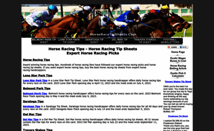 horseracetipsheets.com
