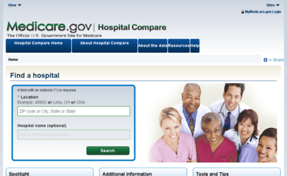 hospitalcompare.hhs.gov