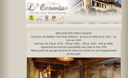 hostellerie-ecrevisse.com