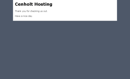 hosting4cenholt.com