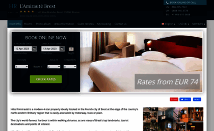 hotel-l-amiraute-brest.h-rez.com