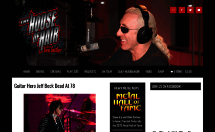 Houseofhaironline Com Website House Of Hair With Dee Snider If It Ain T Metal It S Crap