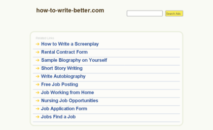 how-to-write-better.com