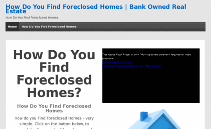 howdoyoufindforeclosedhomes.com