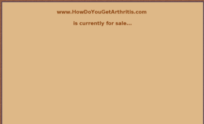 howdoyougetarthritis.com