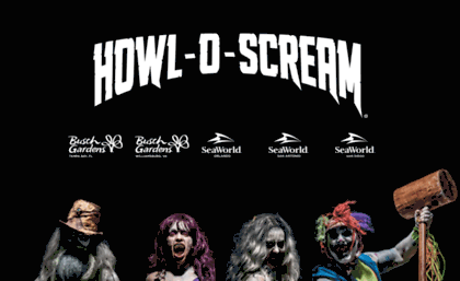 Howloscream Com Website Howl O Scream Seaworld Entertainment