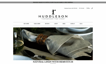 huddlesonlinens.com