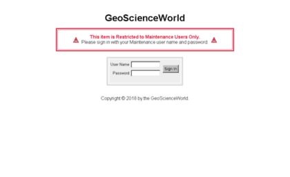 hwmaint.geoscienceworld.org