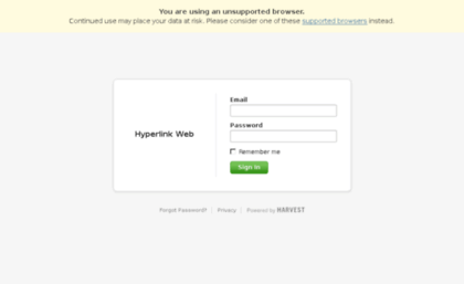 hyperlinkweb.harvestapp.com