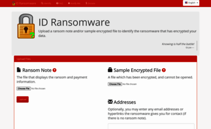 id-ransomware.malwarehunterteam.com