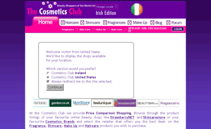 ie.cosmeticsclub.com