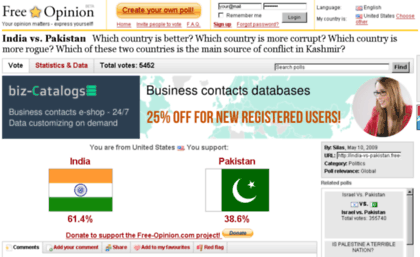 india-vs-pakistan.free-opinion.com