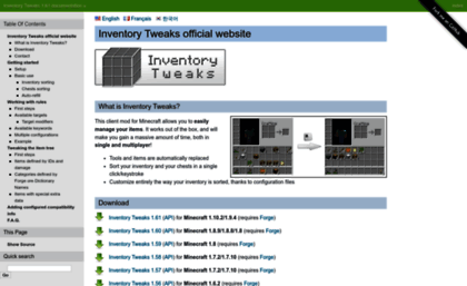 inventory-tweaks.readthedocs.org