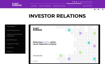 investor.exactsciences.com