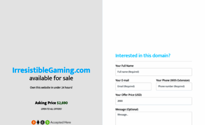 irresistiblegaming.com