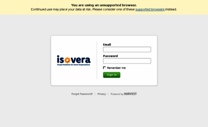 isovera1.harvestapp.com