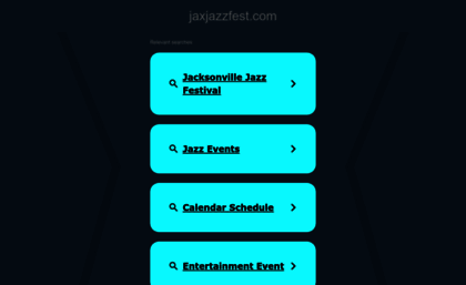 jaxjazzfest.com