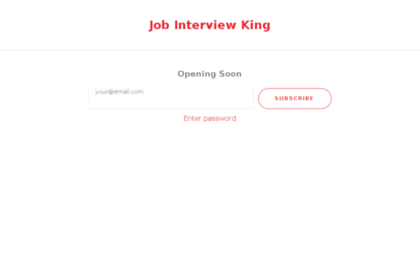 jobinterviewking.com