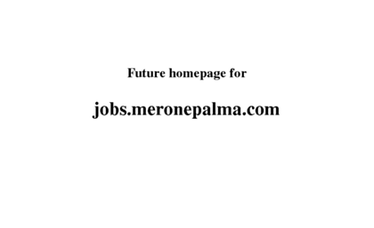 jobs.meronepalma.com