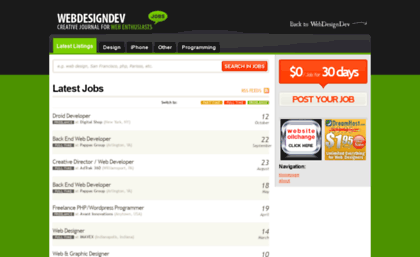 jobs.webdesigndev.com