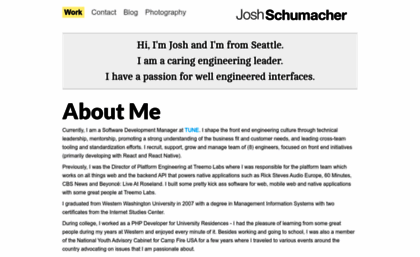 joshschumacher.com