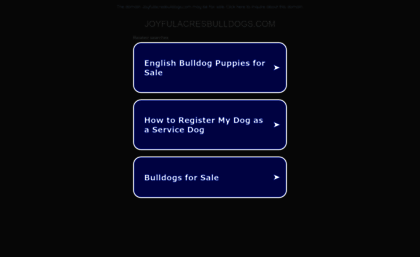 joyfulacresbulldogs.com