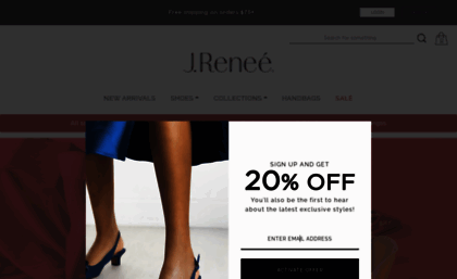 j renee shoes website