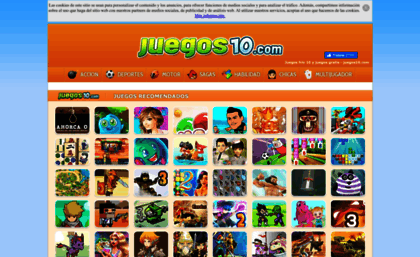 Juegos10.com website. Juegos juegos gratis -