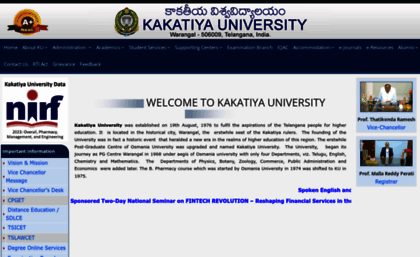 kakatiya.ac.in