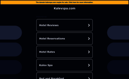 kalevspa.com