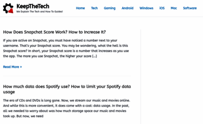 keepthetech.com