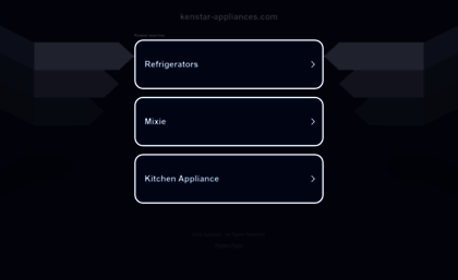 kenstar-appliances.com