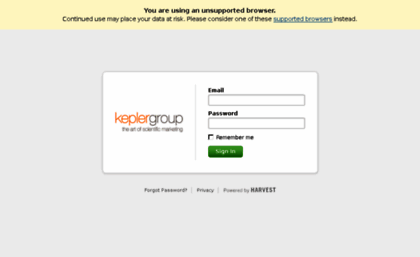keplergroup.harvestapp.com