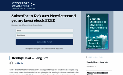 kickstartnewsletter.com
