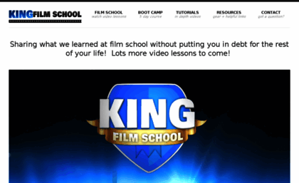 kingfilmschool.com