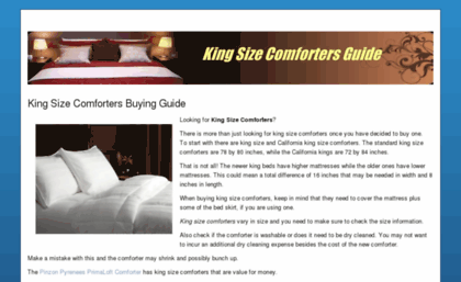 kingsizecomfortersguide.com
