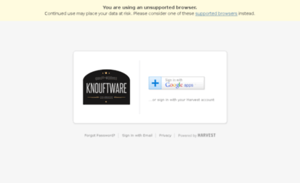 knouftware.harvestapp.com