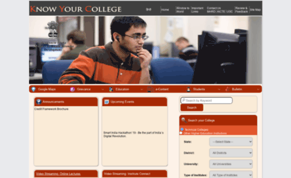 knowyourcollege-gov.in