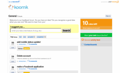 koornk.uservoice.com